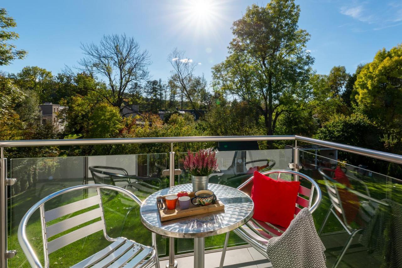 Apartamenty U Harrego II Przy Stawie Spa Klimatyzacja,Balkon,Sauna , Balia, Ogrod,Parking Kudowa-Zdrój Exteriör bild